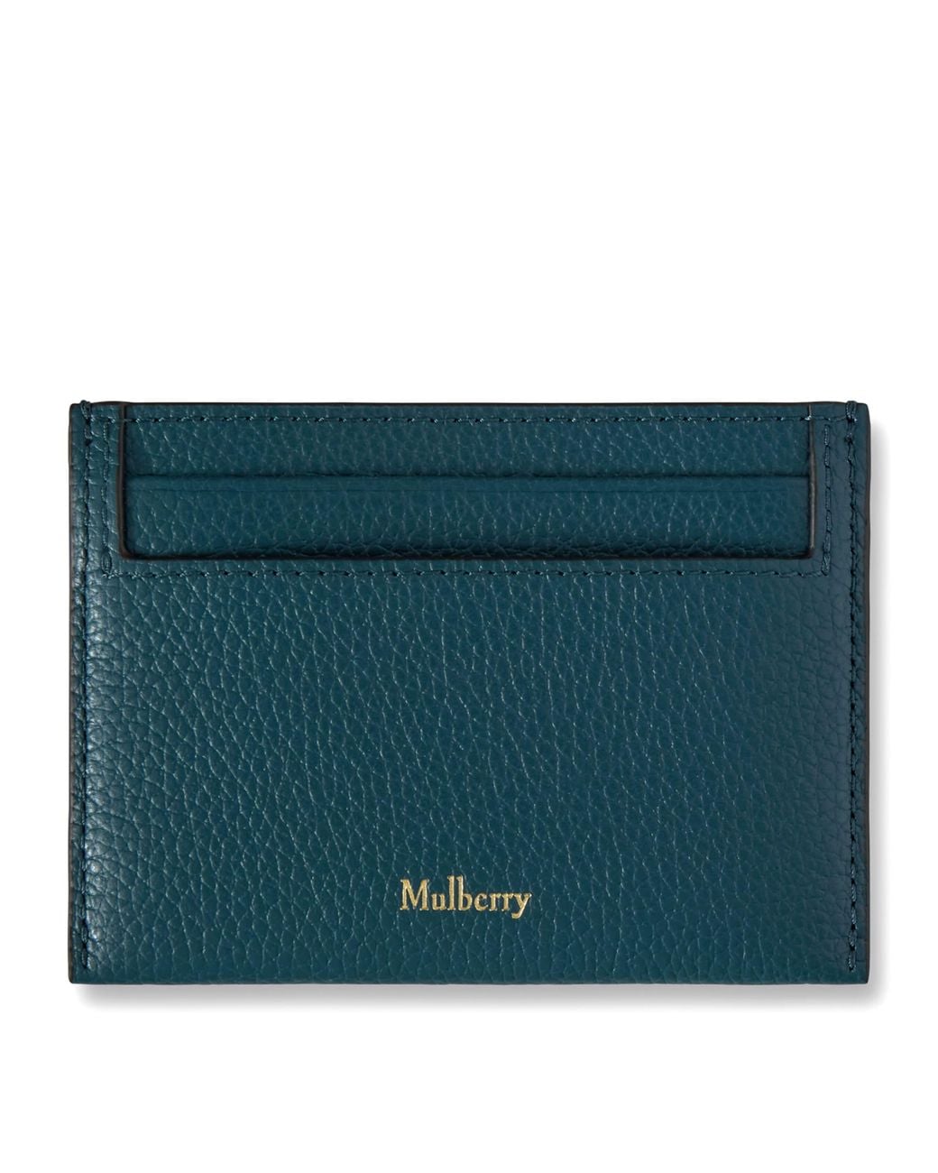 Mulberry Green Leather Continental Card Holder