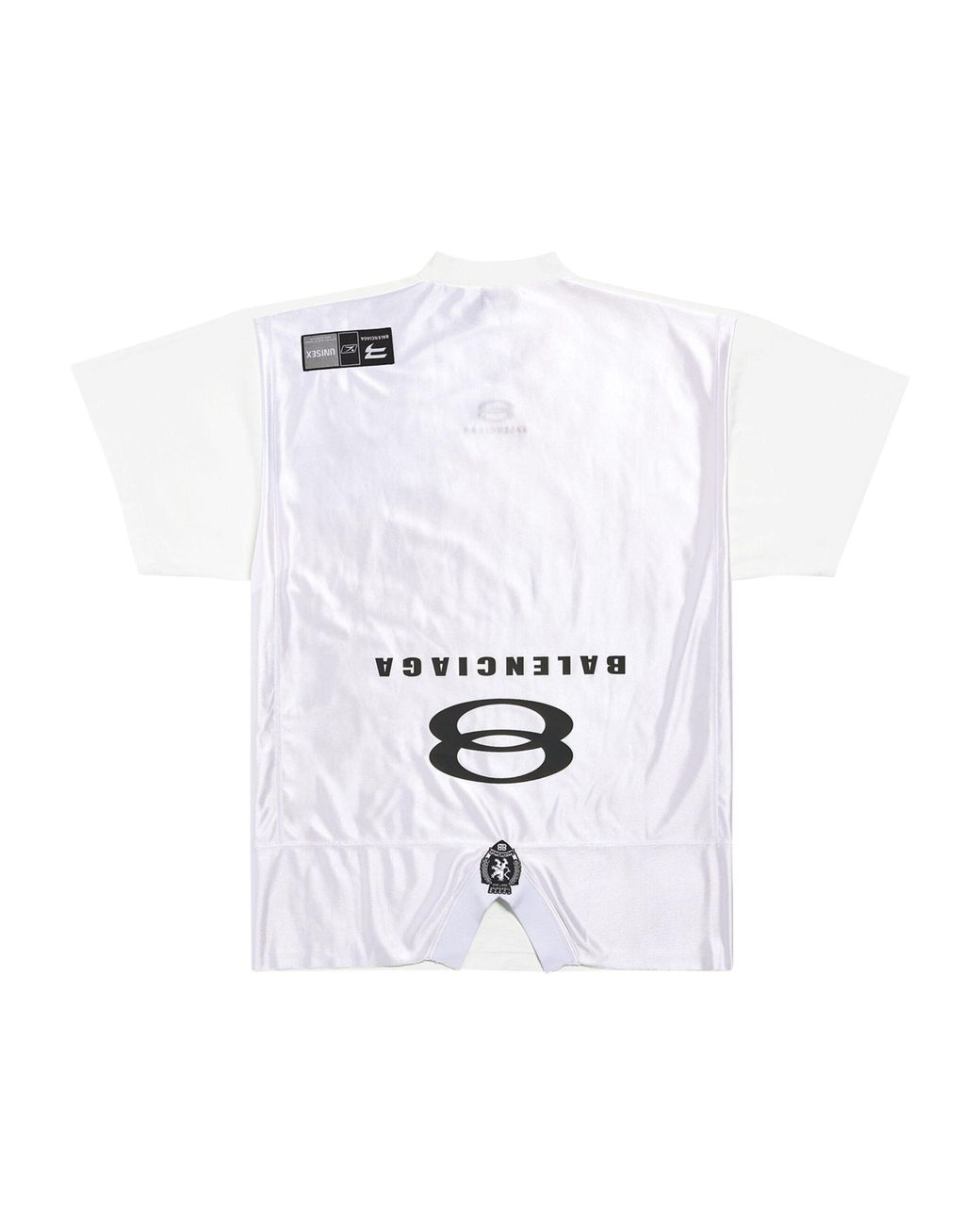 直営店☆BALENCIAGA☆Unity Sports Deconstructed Tシャツ/WHITE Balenciaga Unity Sports Icon Deconstructed T-shirt in White