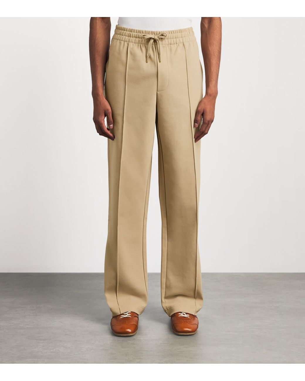 Casablanca Natural Drawstring Punto Sweatpants for men