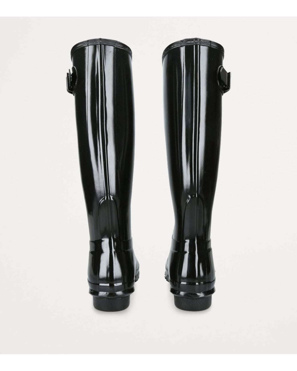Hunter Black Original Tall Gloss Wellington Boots