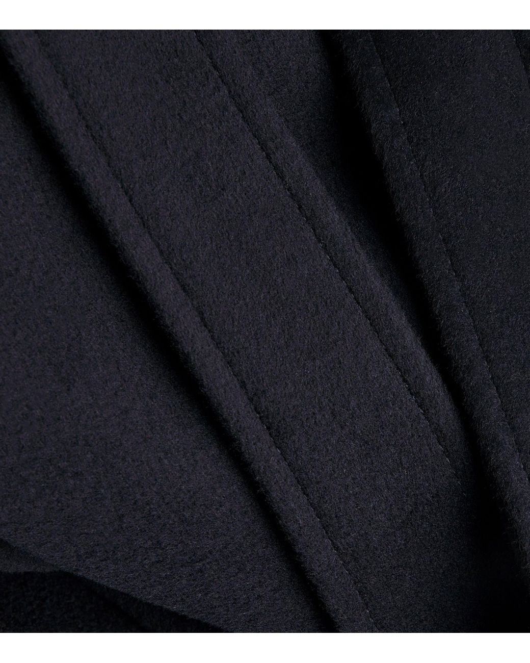MAX&Co. Black Wool Runaway Coat