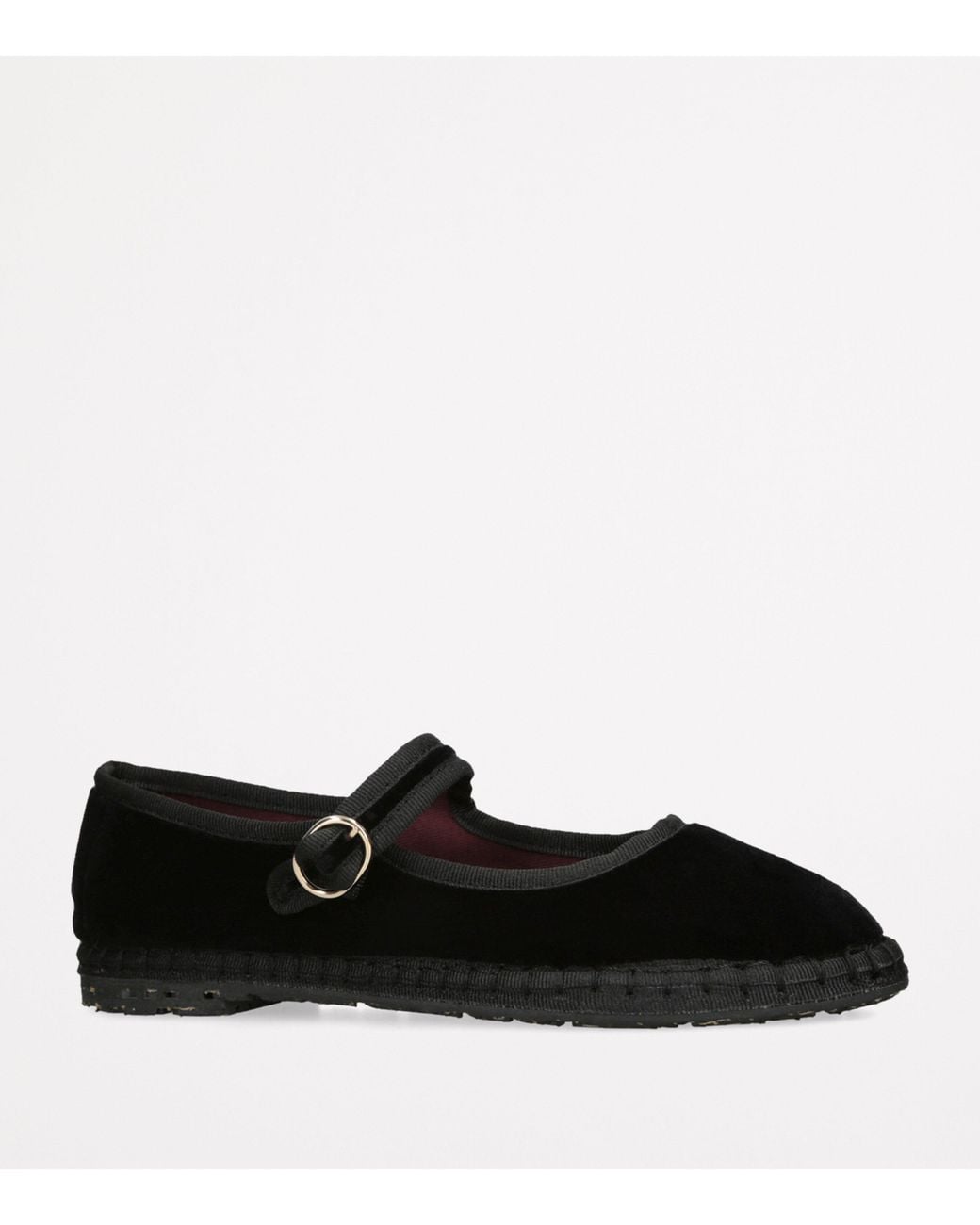 Flabelus Black Velvet Antonia Mary Janes