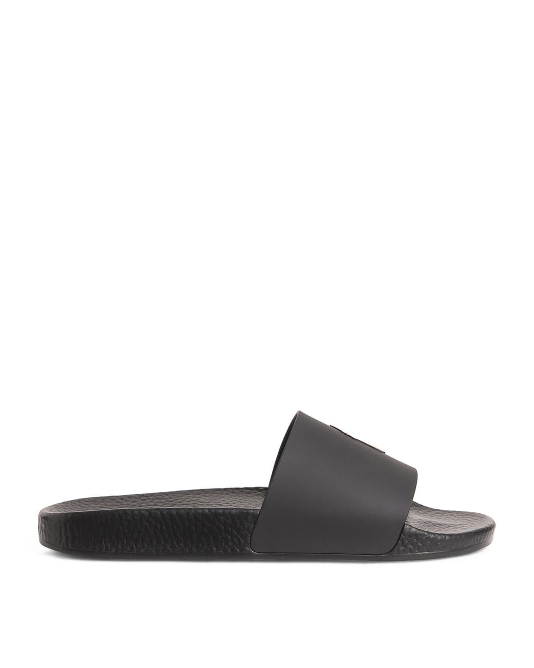 Polo Ralph Lauren Black Polo Pony Slides for men