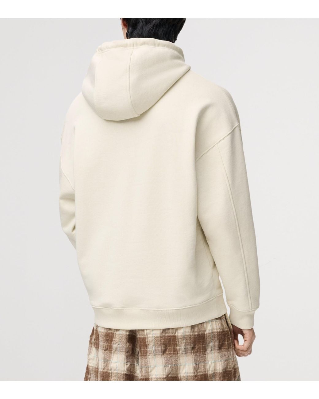 Loewe White Cotton-Blend Anagram Hoodie for men