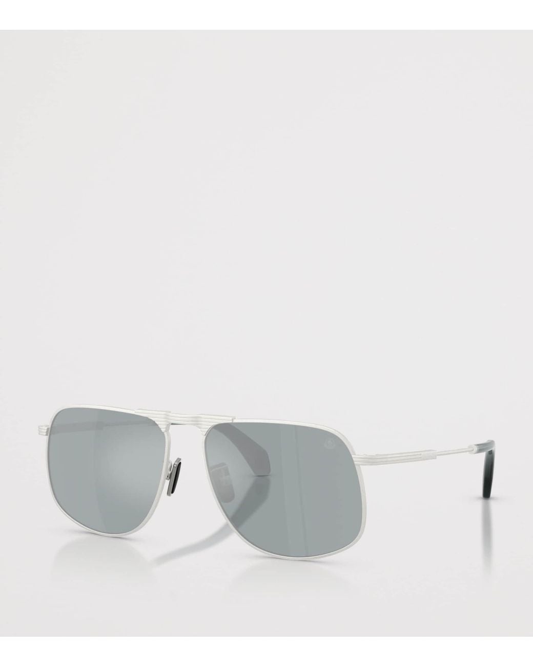 Moncler Gray Vitessa Pilot Sunglasses