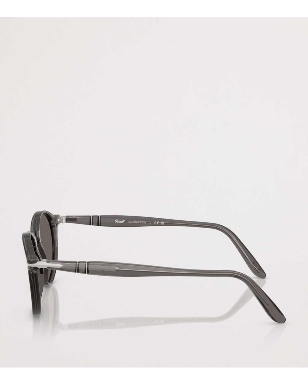 Persol Gray Po3092Sm Round Sunglasses for men