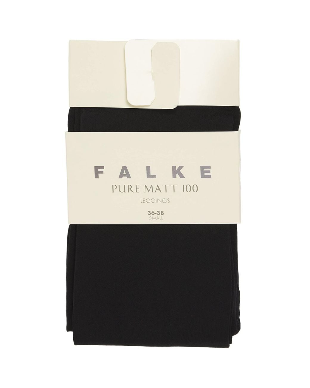 Falke Black Pure Matte 100 Leggings