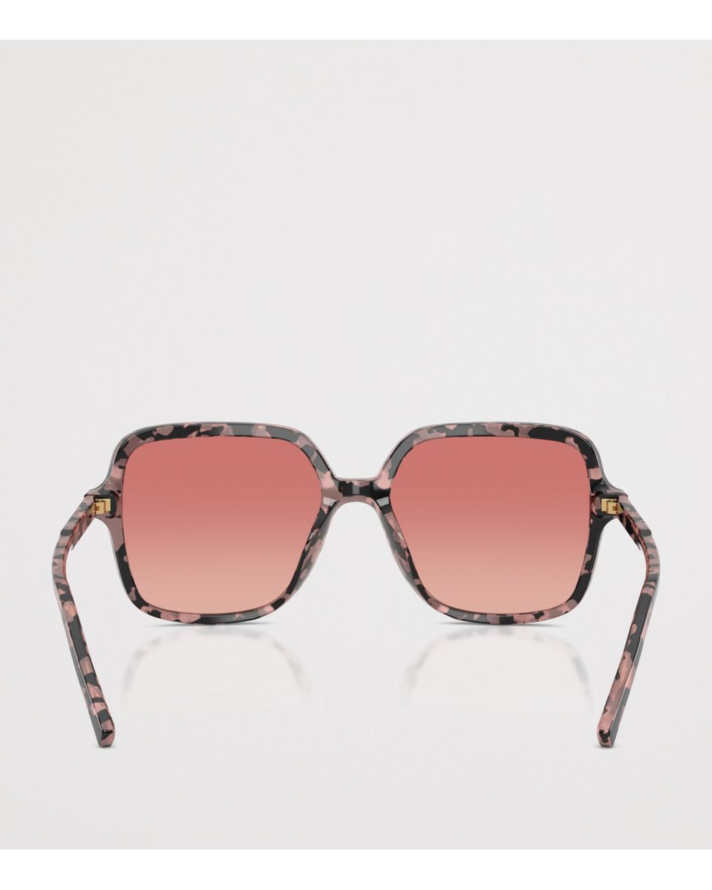 Dolce & Gabbana Pink Camouflage Print Square Sunglasses