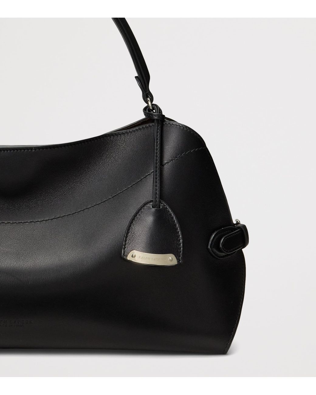 Ralph Lauren Black Leather Ralph Shoulder Bag