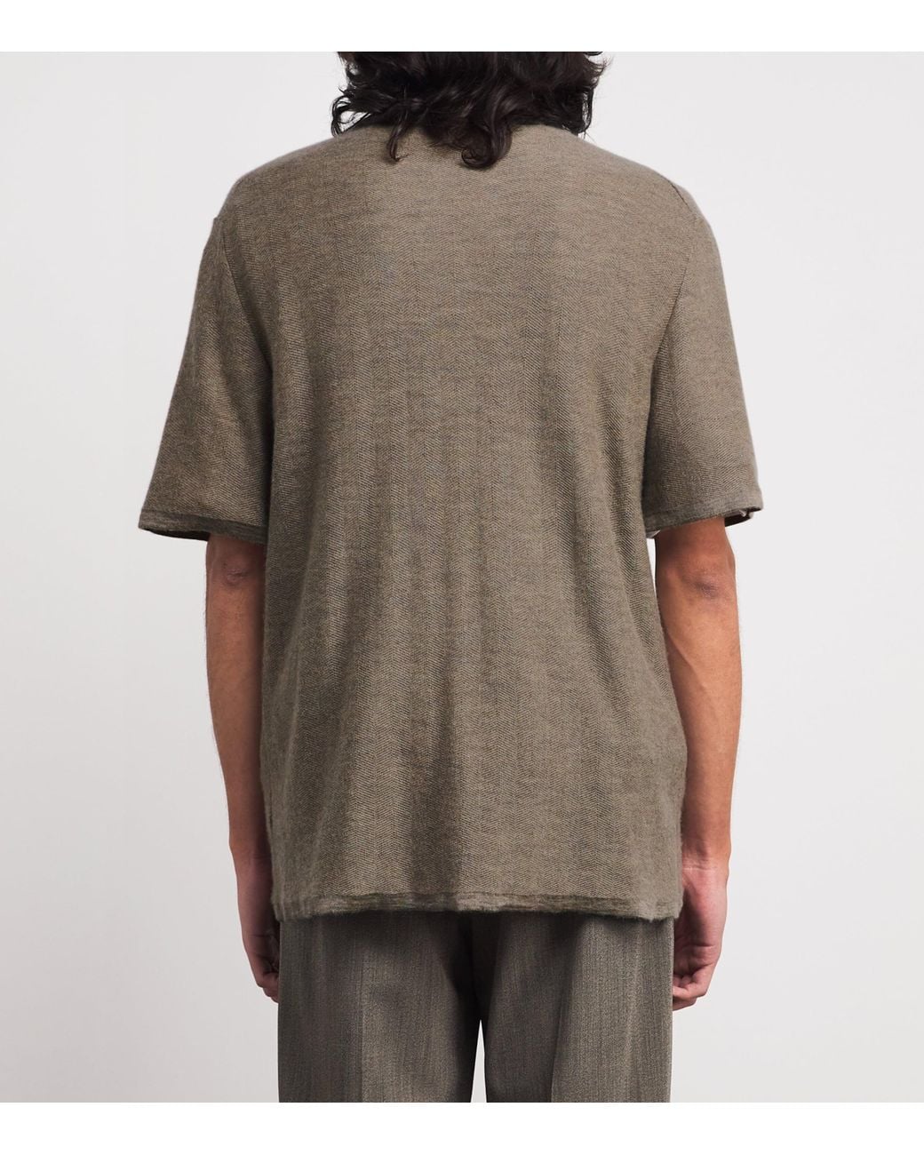 The Row Brown Morand Cashmere Top for men