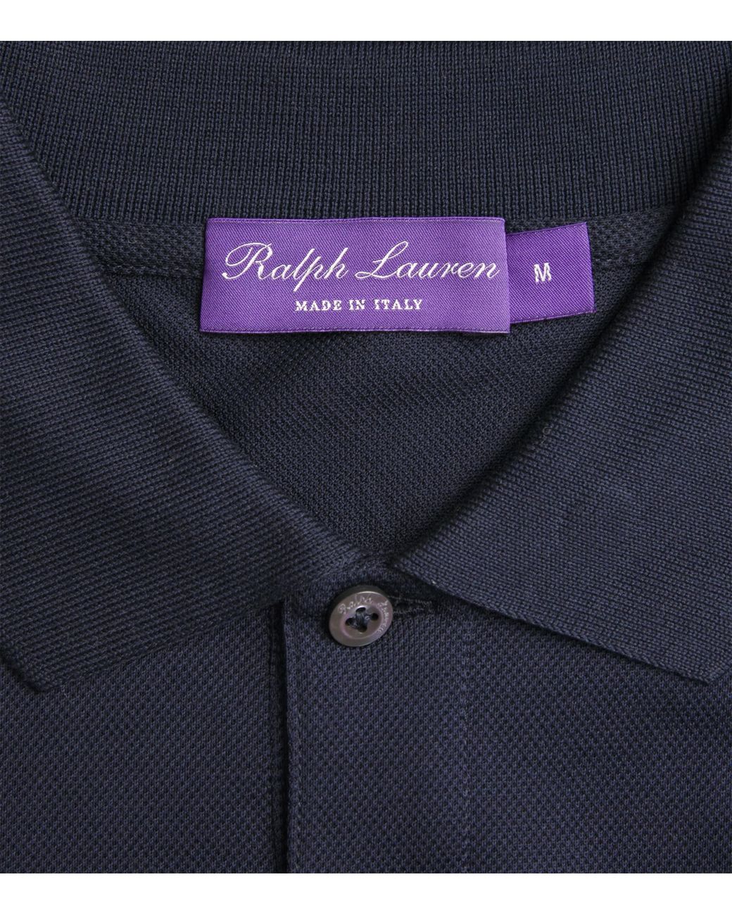 Ralph Lauren Blue Cotton Piqué Slim-Fit Polo Shirt for men