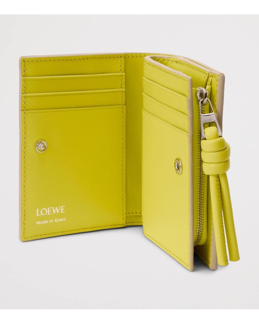 Loewe Natural Leather Knot Wallet