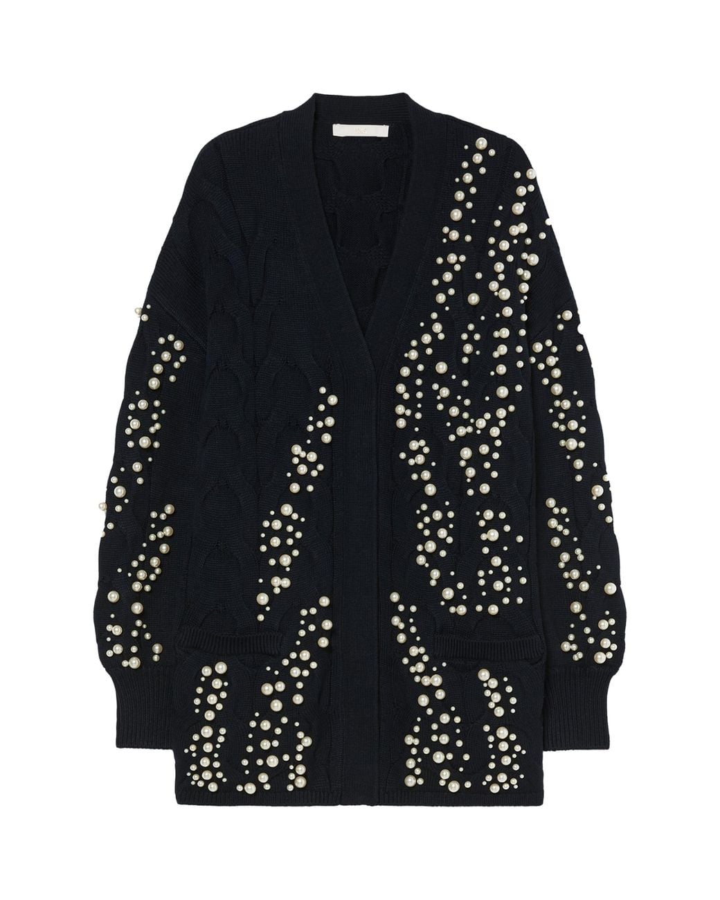 Marina Rinaldi Black Embellished Cardigan