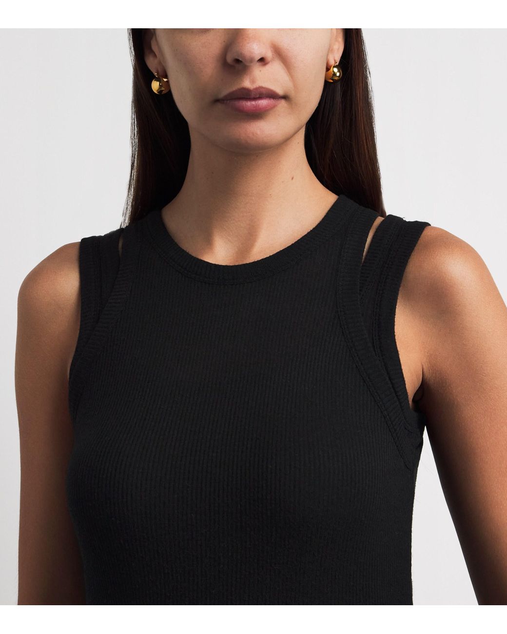 ME+EM Black 2-In-1 Tank Top