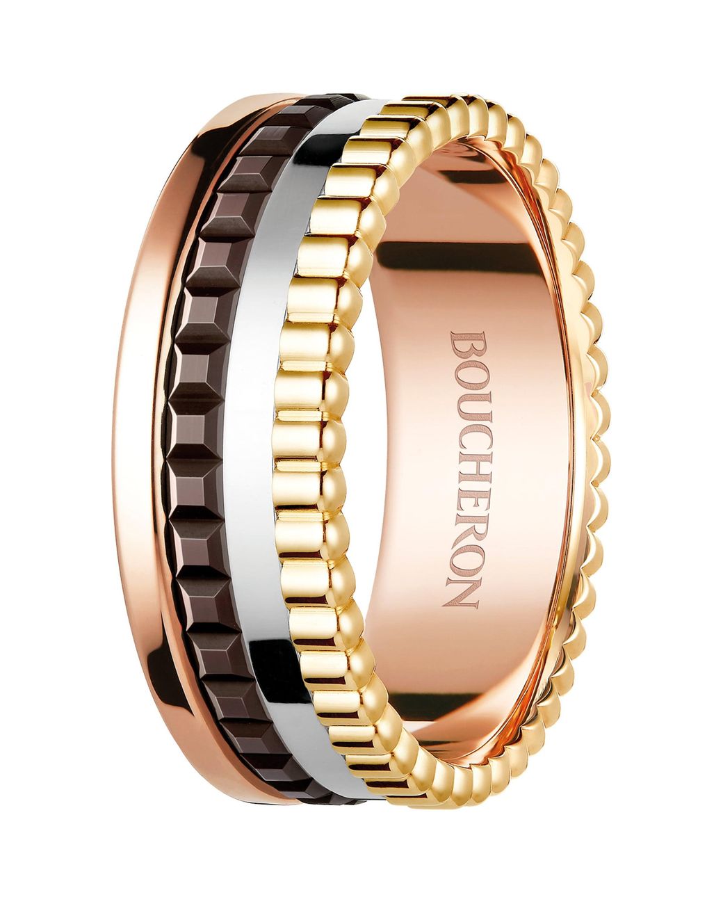 Boucheron Multicolor Mixed Quatre Classique Ring
