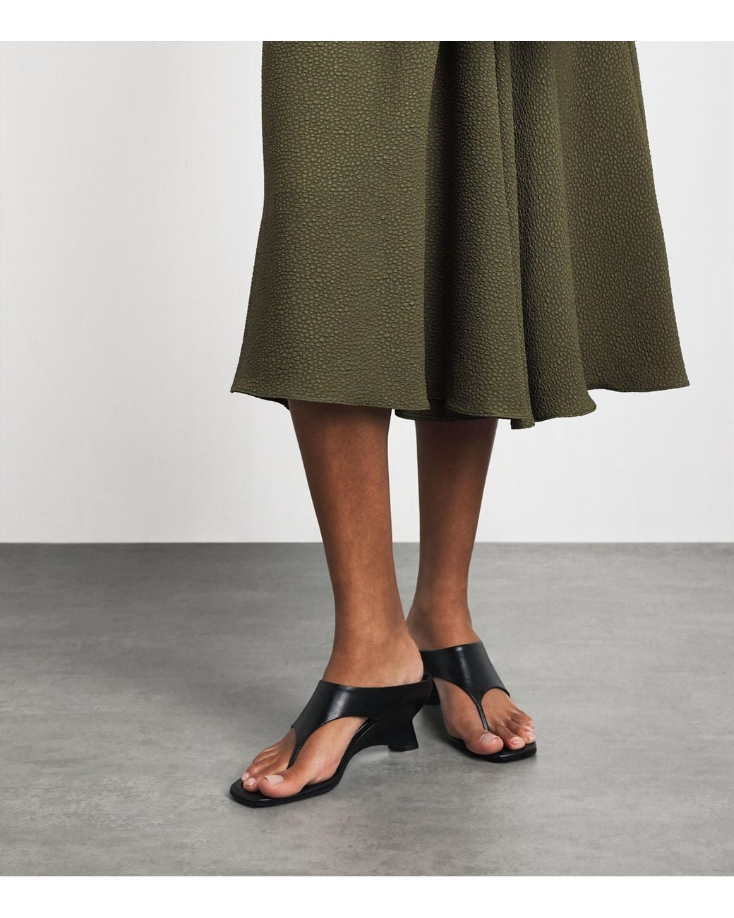 Edeline Lee Green Pina Midi Dress