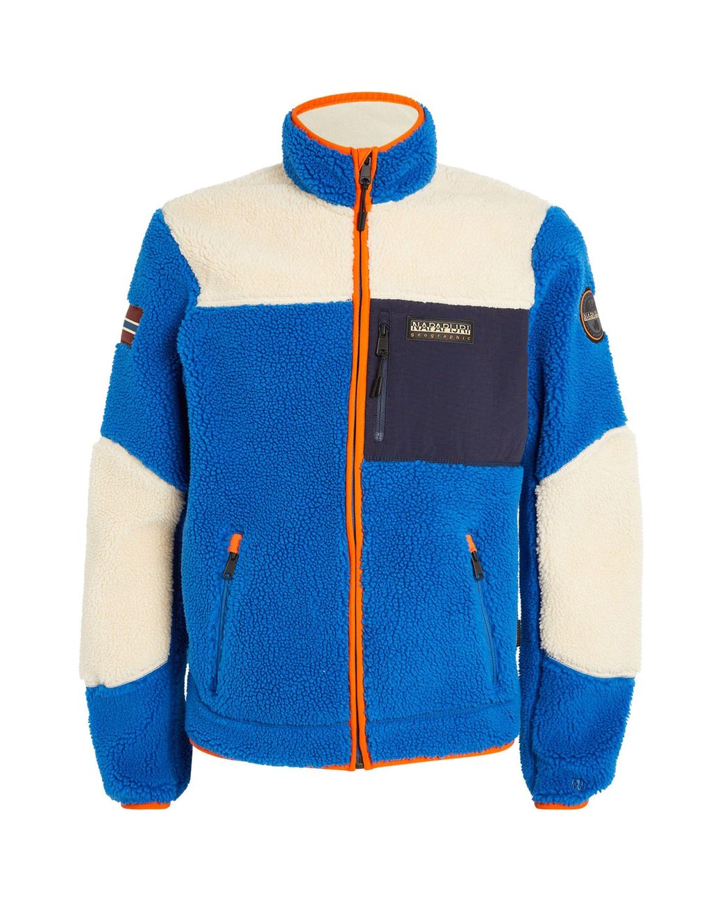 Napapijri Yupik Zip-up Fleece Jacket in Blue for Men | Lyst Canada