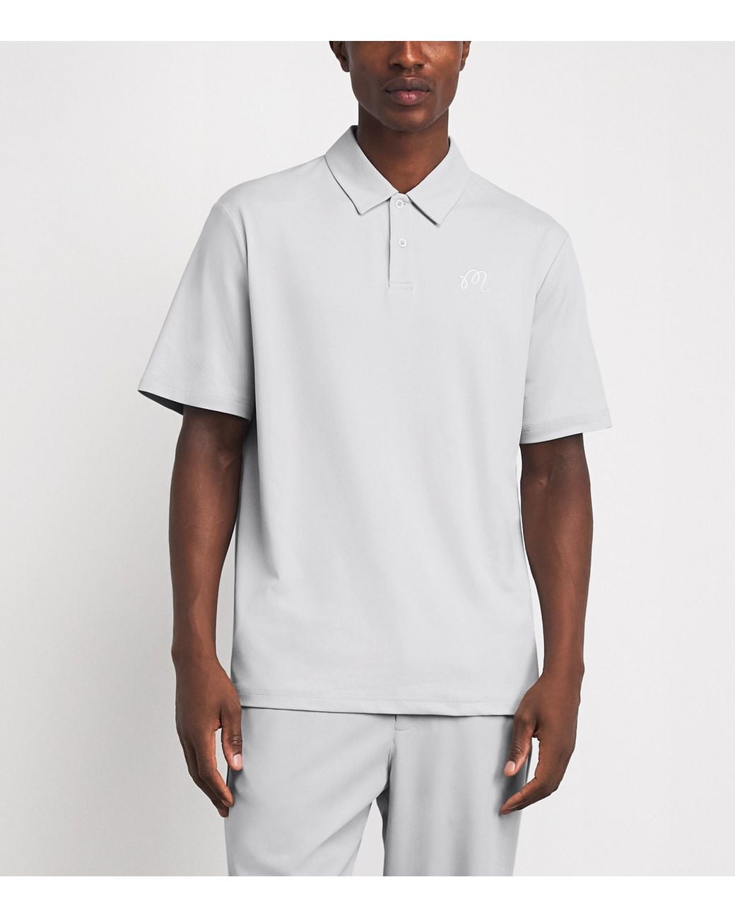 Malbon White Fairway Polo Shirt for men