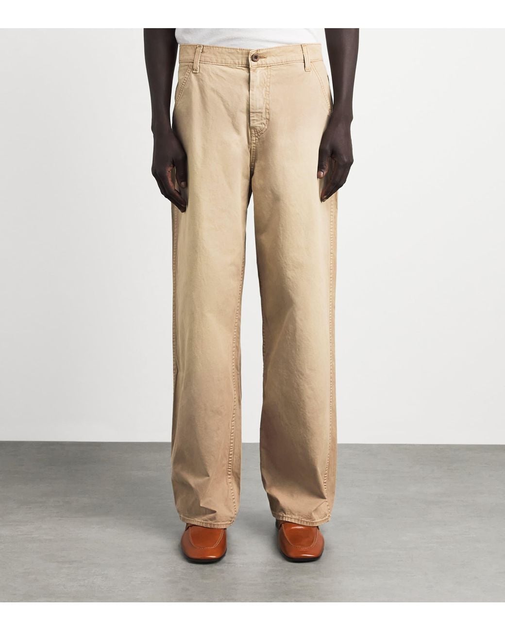 CHERRY LA Natural Western Straight Chinos for men