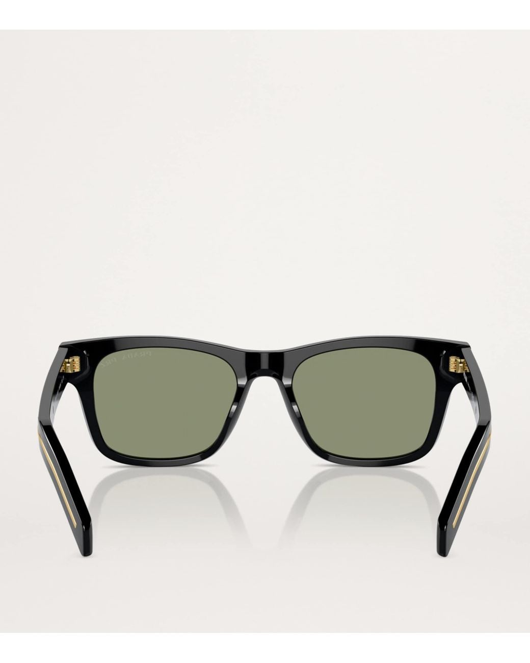 Prada Green Acetate Pr A17S Sunglasses for men