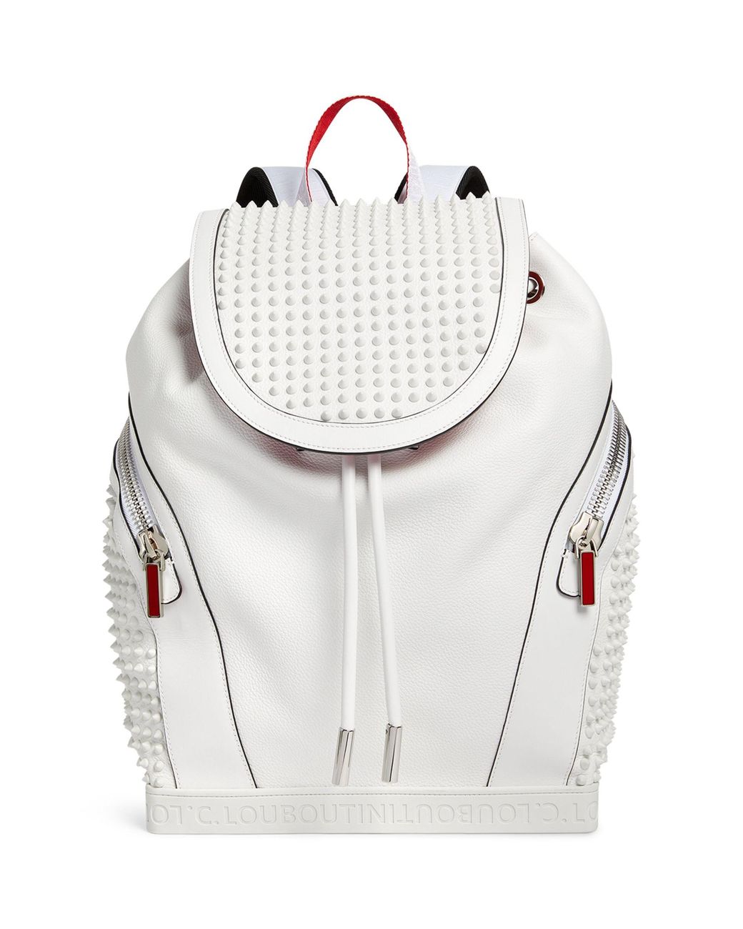 Christian Louboutin Explorafunk Leather Backpack in White