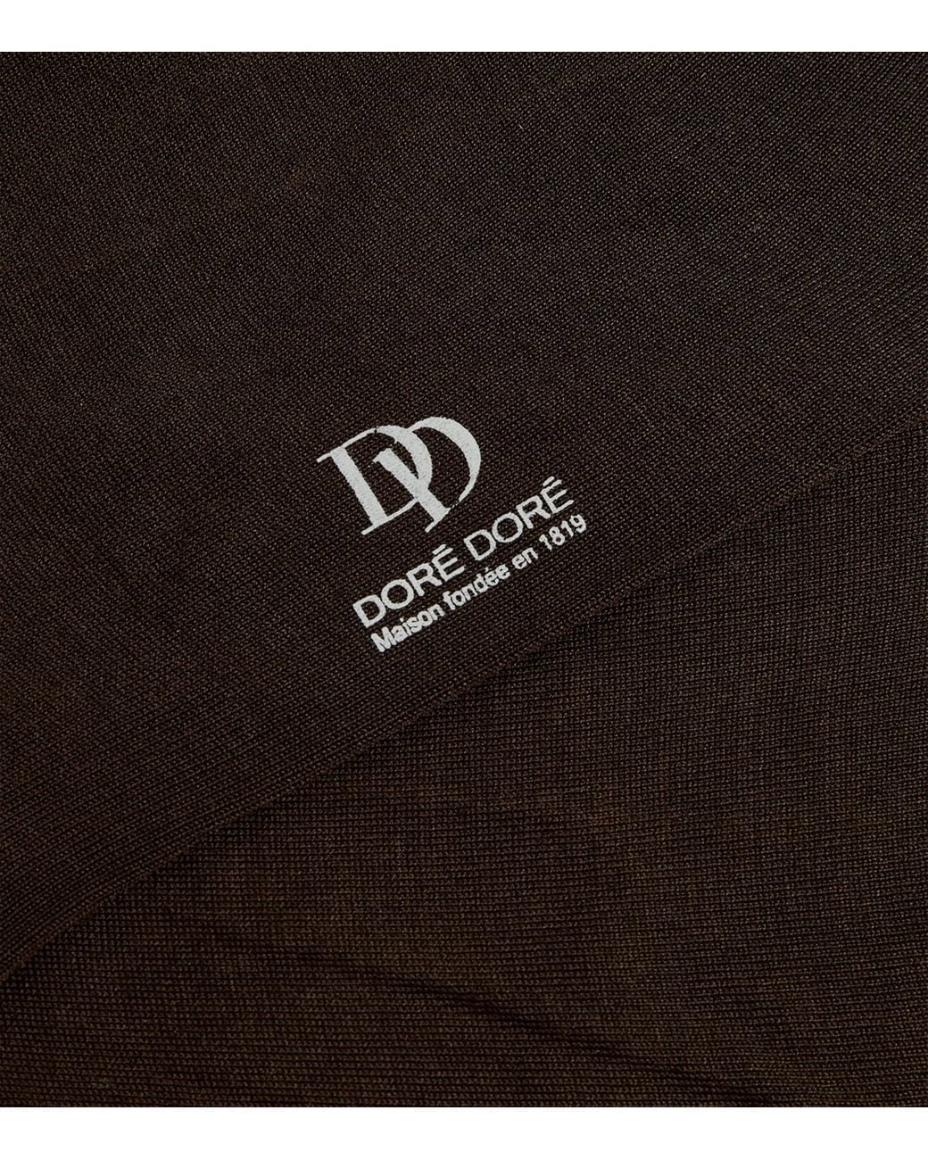 Doré Doré Black Cotton Socks for men