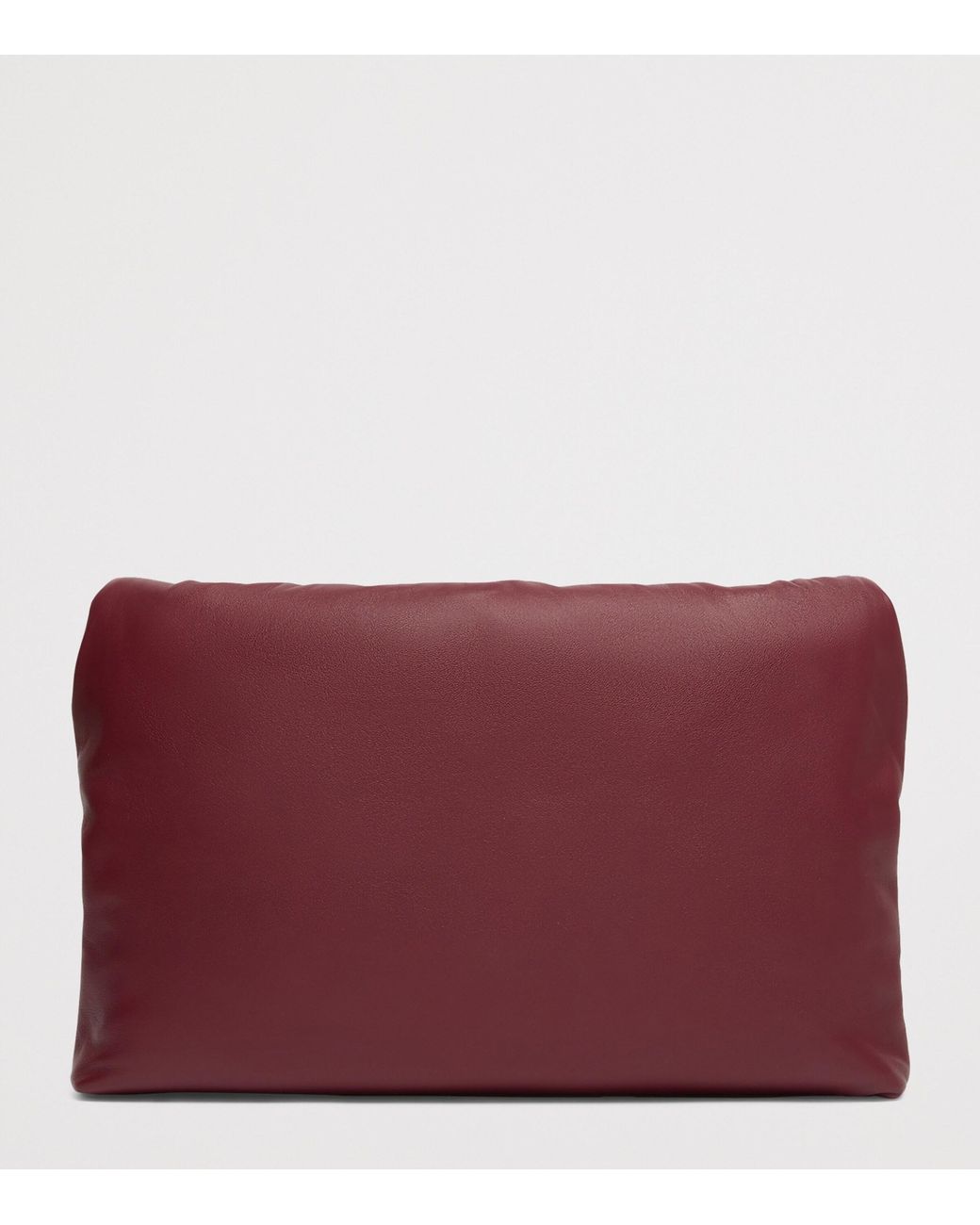 Weekend by Maxmara Red Leather Pasticcino Clutch Bag