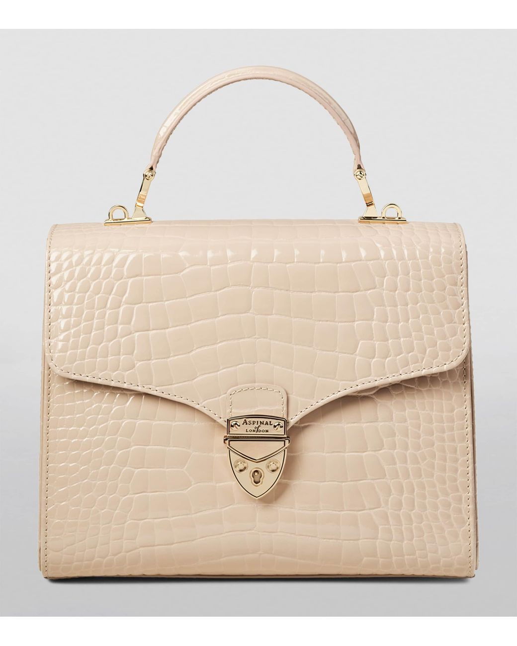 Aspinal Natural Mayfair Top-Handle Bag