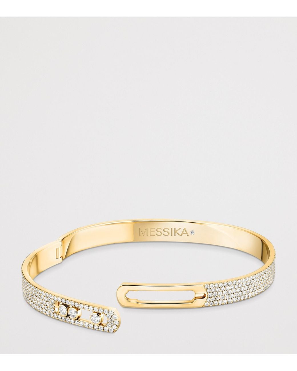 Messika Natural Move Noa And Diamond Pavé Bangle