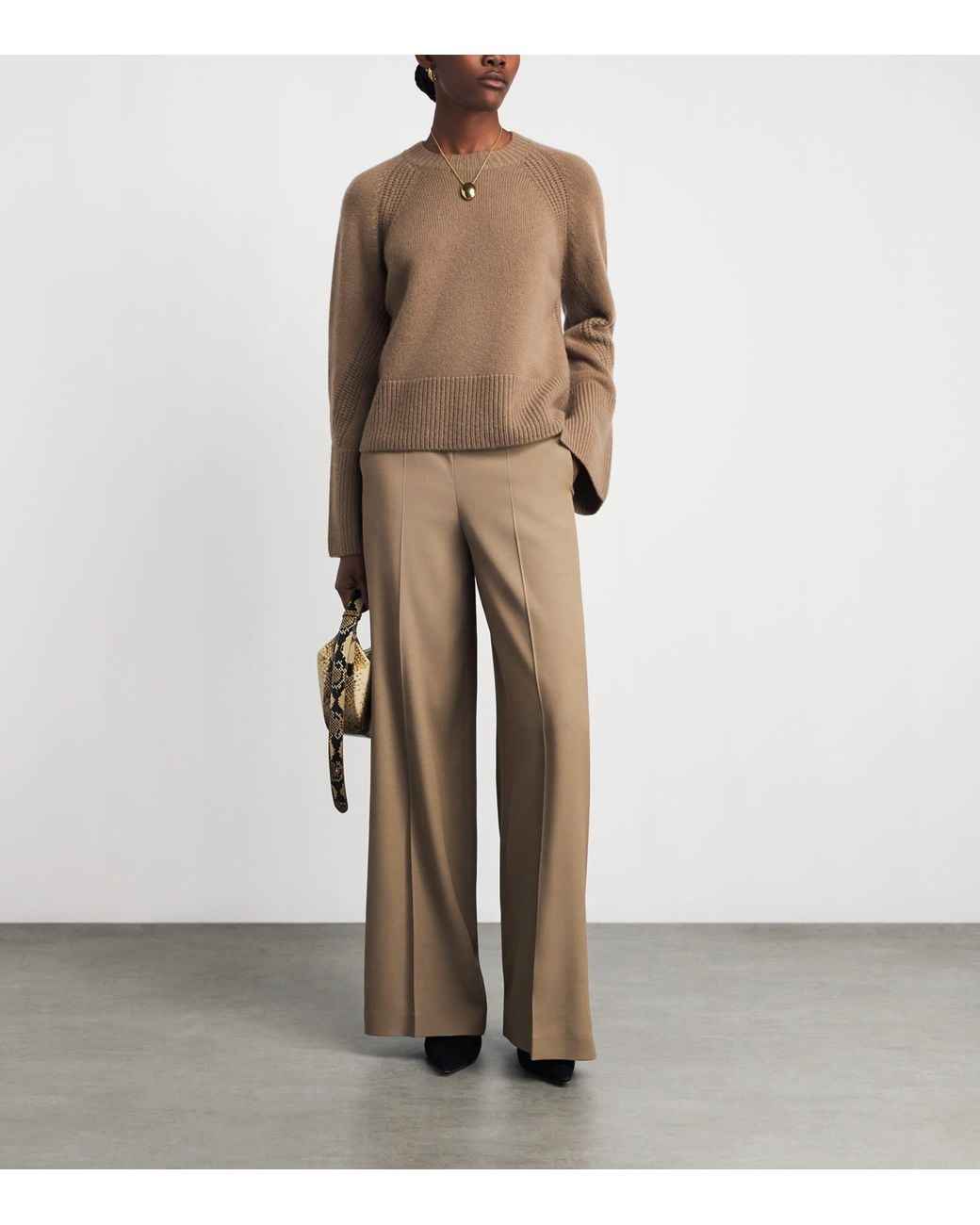 Joseph Brown Cashmere Maple Sweater