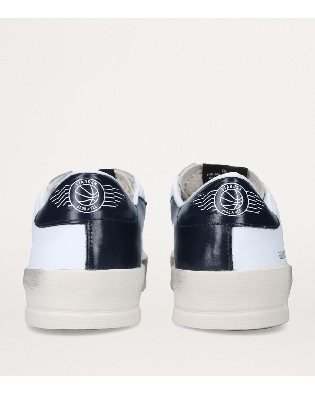 Golden Goose Deluxe Brand White Leather Stardan Sneakers for men