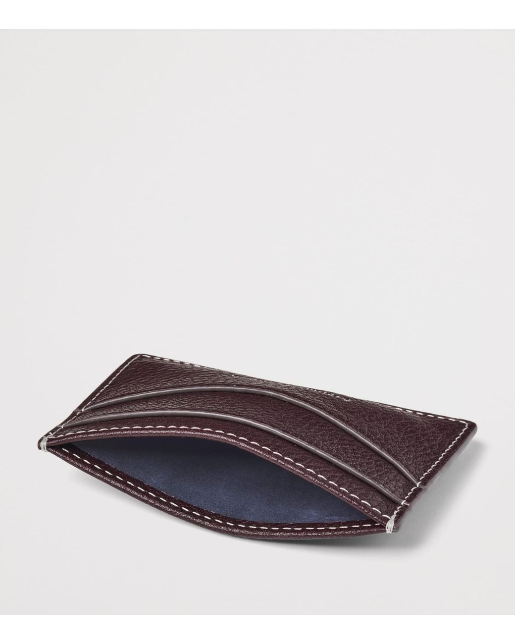 Aspinal Purple Leather Hudson Slim Card Holder