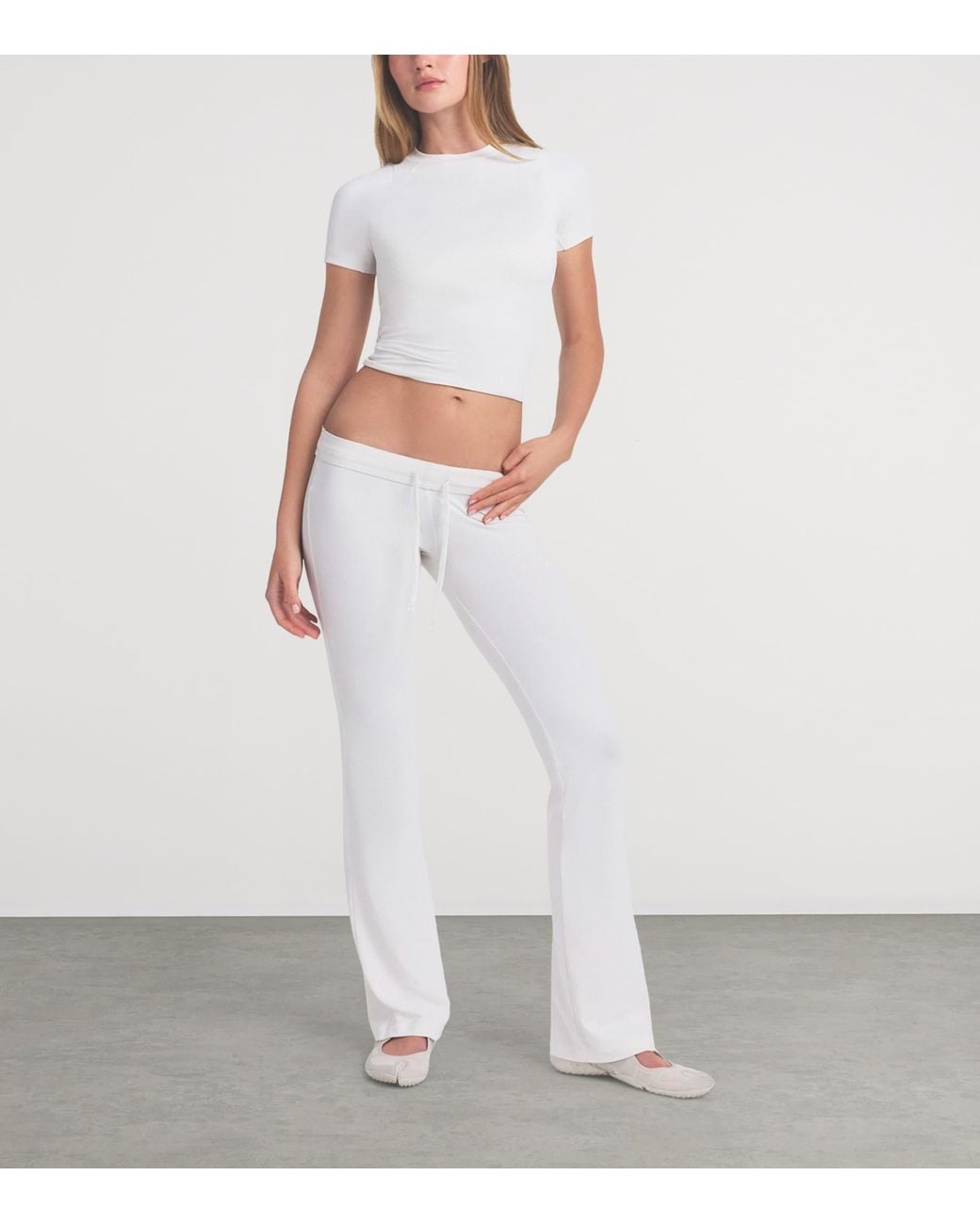 NikeSKIMS White Airy Baby T-Shirt