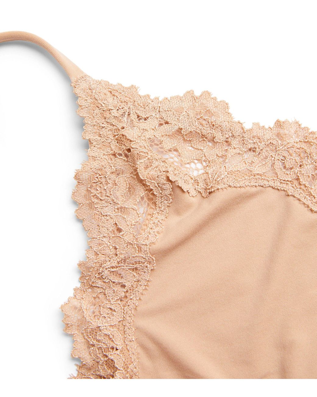 Skims Fits Everybody Lace Scoop Bralette in Natural