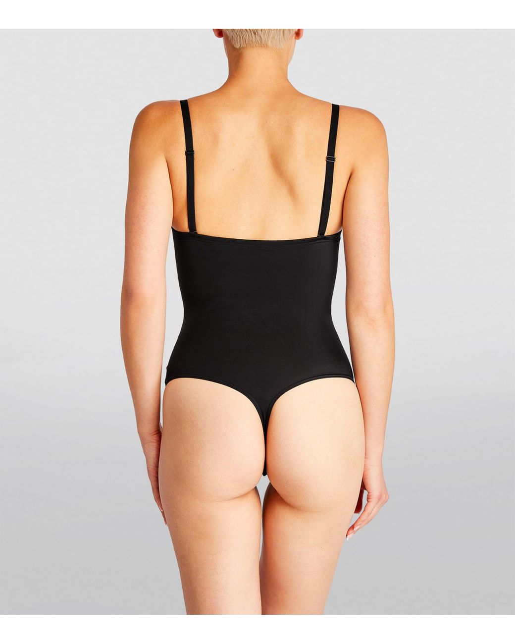 Wolford Black Mat De Luxe Form Bodysuit