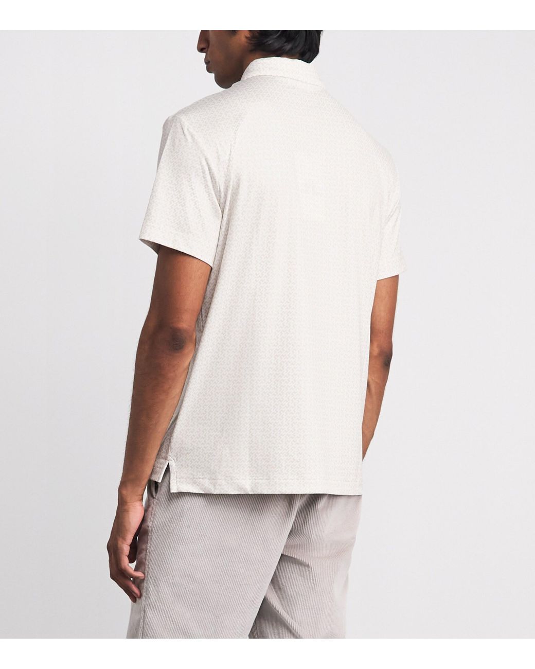J.Lindeberg White Bala Polo Shirt for men