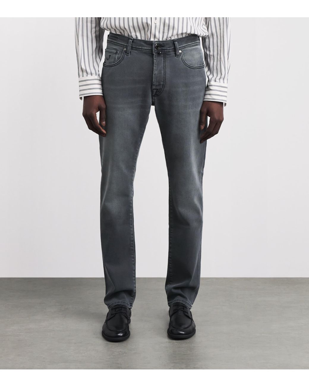Jacob Cohen Gray Bard Slim Jeans for men