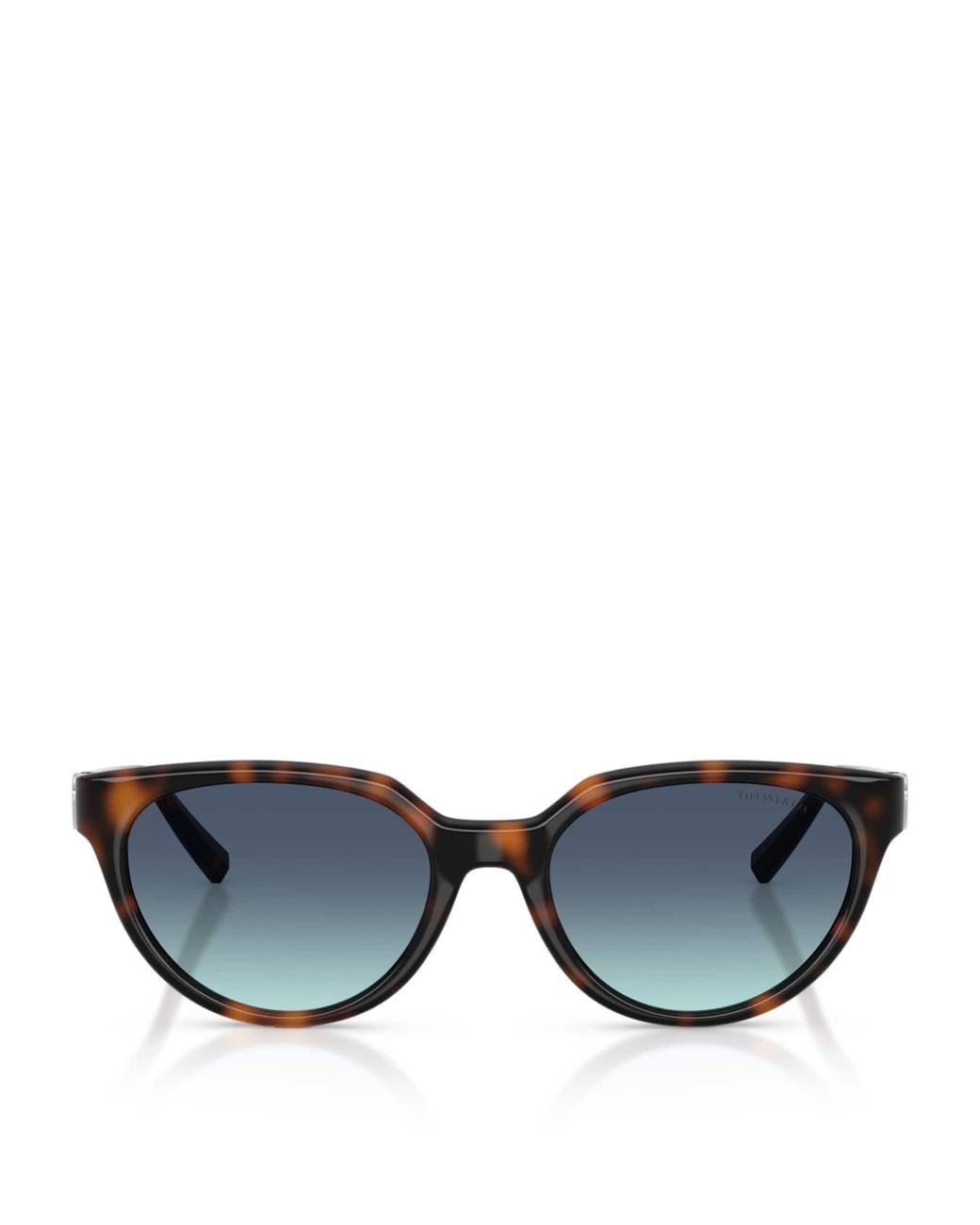 Tiffany & Co Blue Tortoiseshell Cat Eye Sunglasses