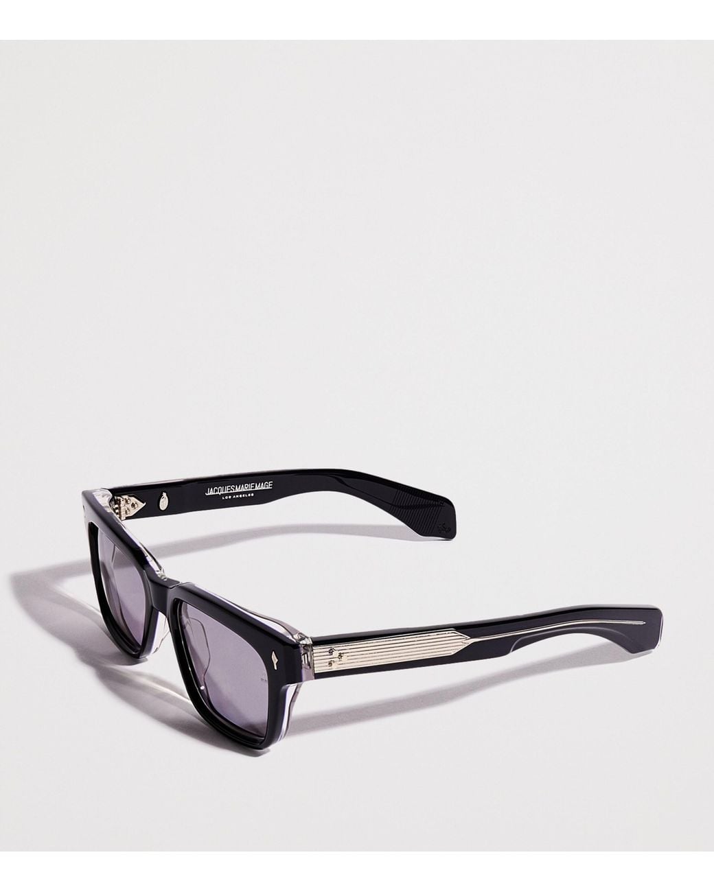 Jacques Marie Mage Black Acetate Molino Sunglasses for men
