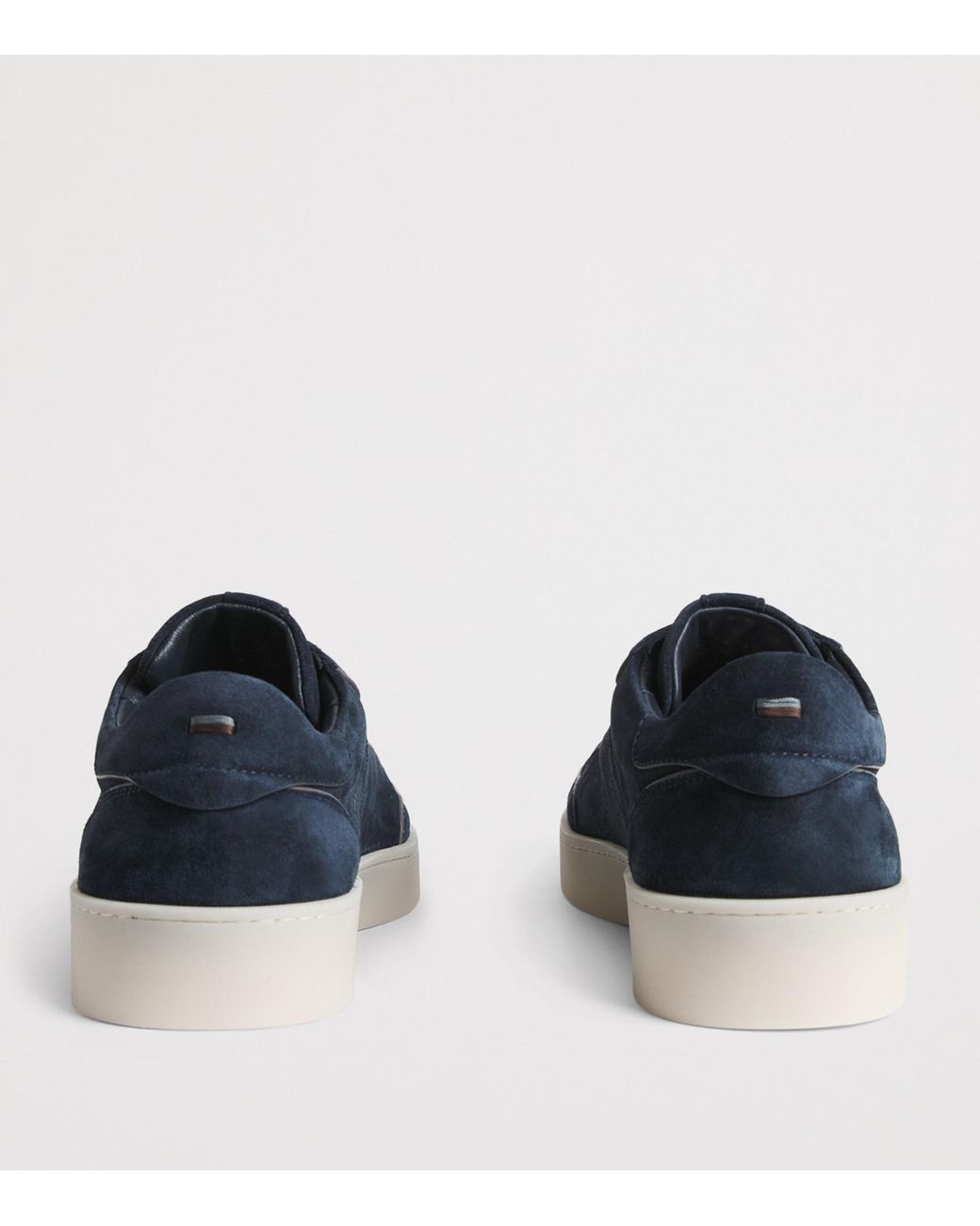 Canali Blue Suede Nuvola Sneakers for men