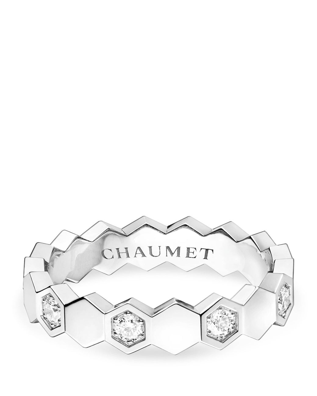 Chaumet White And Diamond Bee De Ring