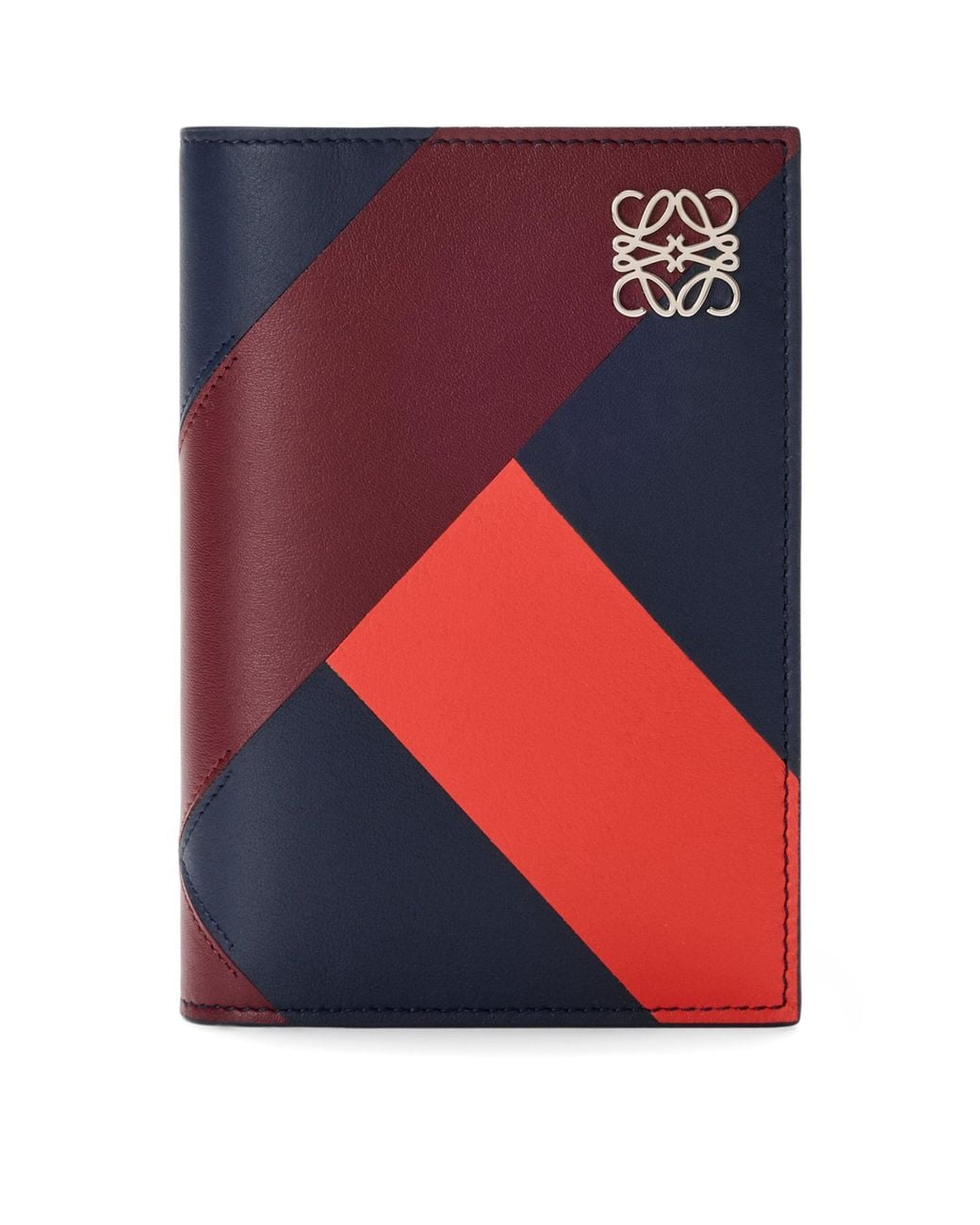 Loewe Blue Leather Anagram Passport Cover