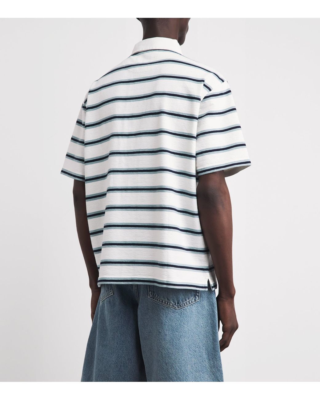 Wax London White Organic Cotton Redman Polo Shirt for men