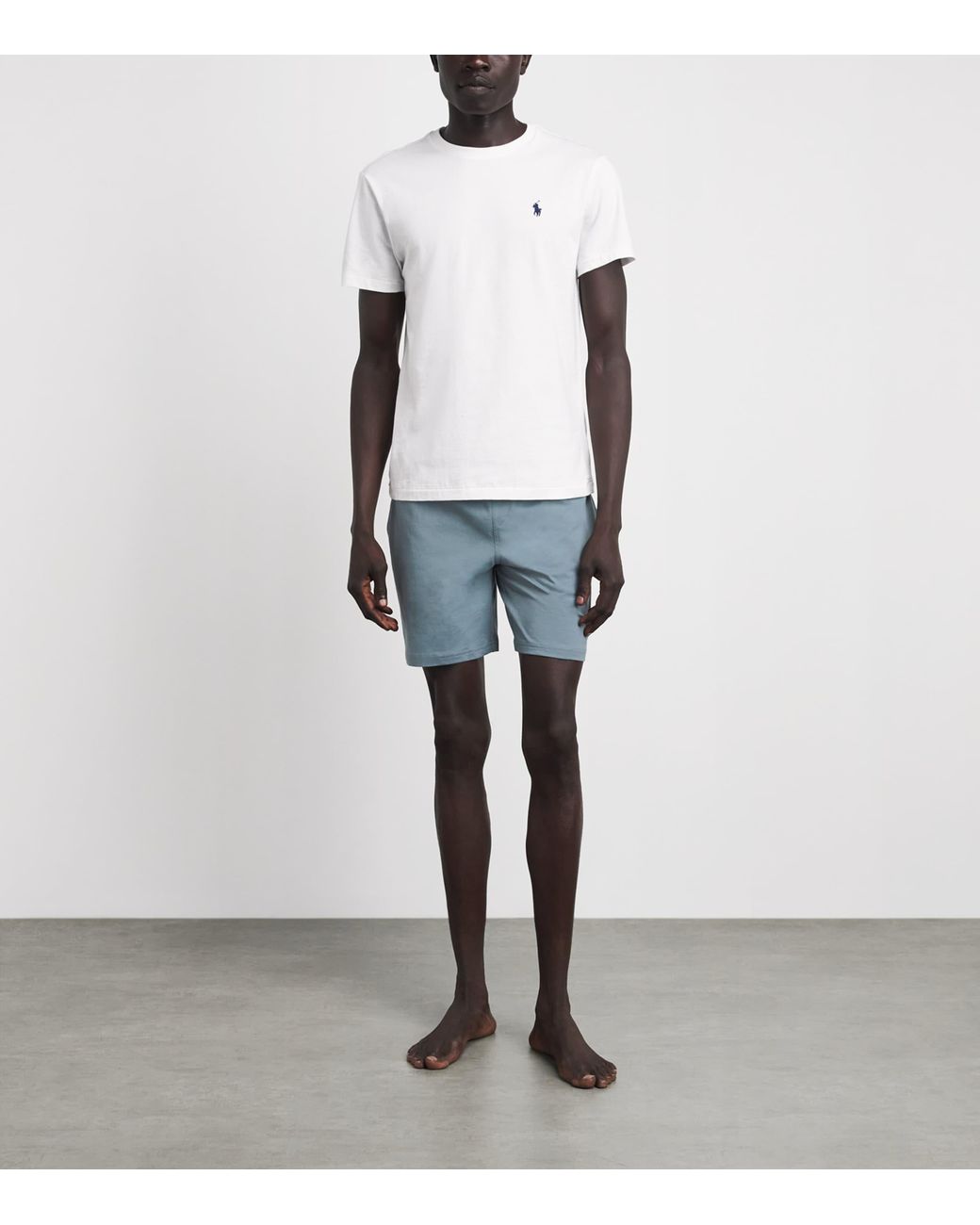 Polo Ralph Lauren Blue Cotton Jersey Pyjama Shorts for men