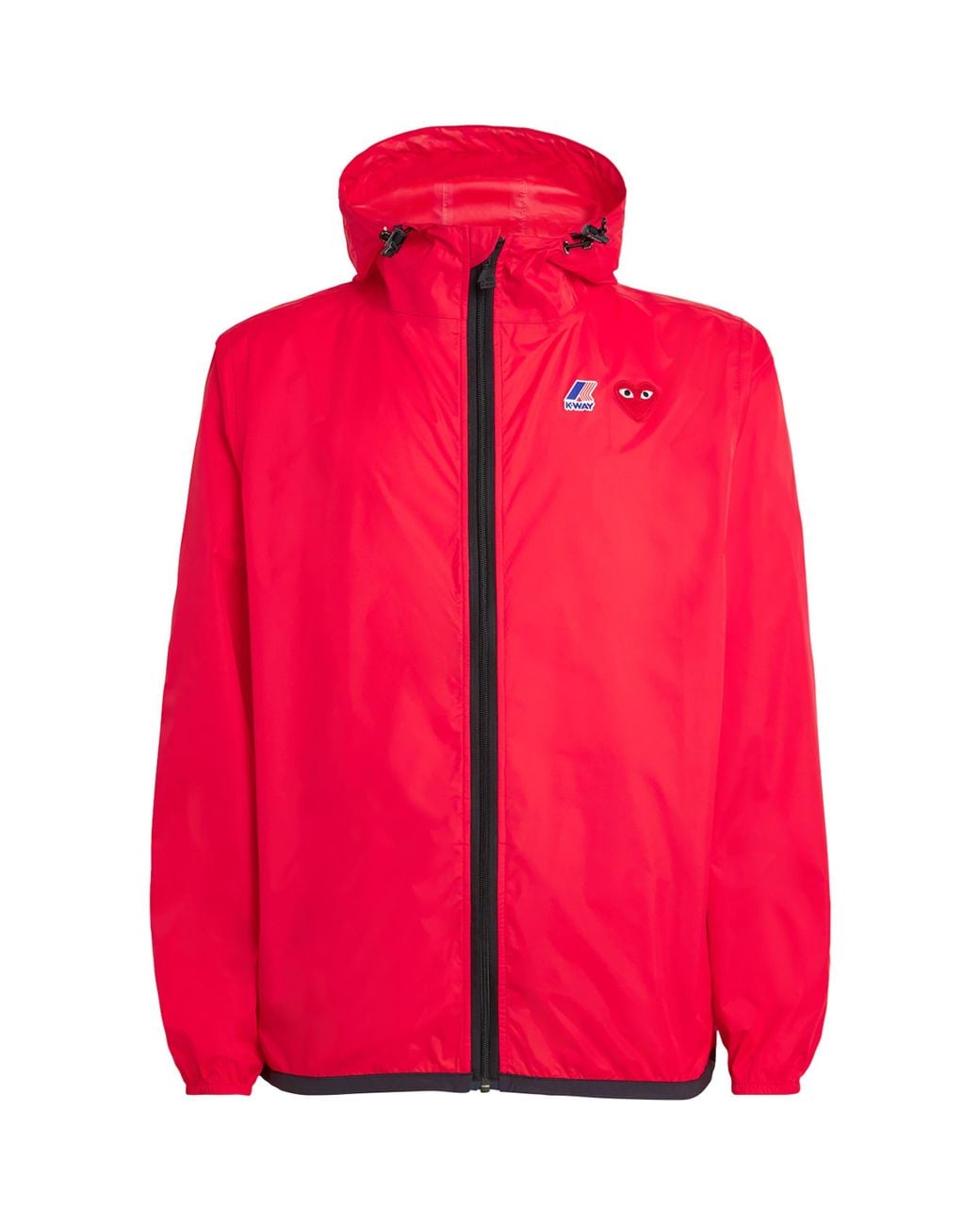 COMME DES GARÇONS PLAY Red X K-Way Nylon Water-Resistant Jacket for men