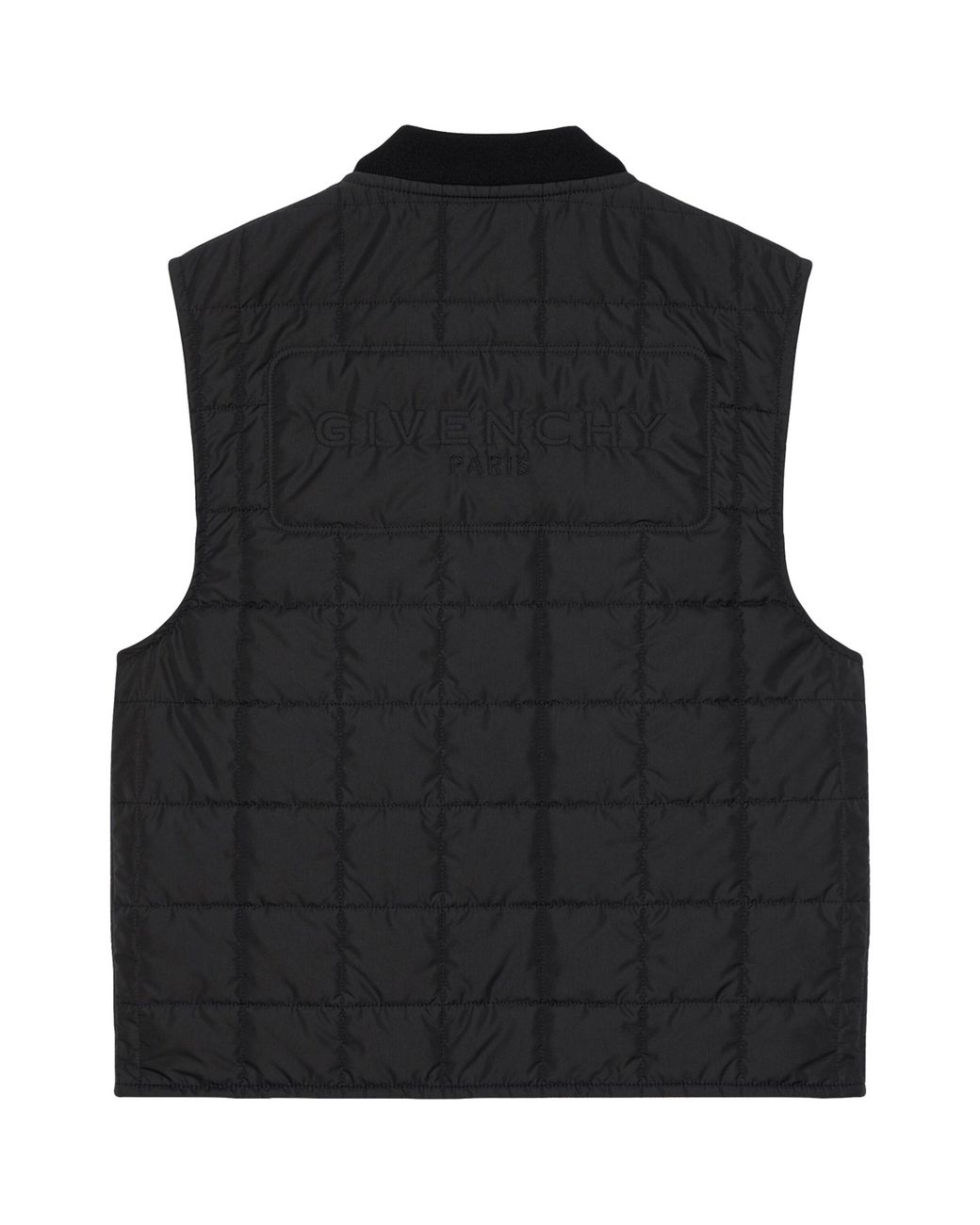 Givenchy Black Square Quilted Gilet for men