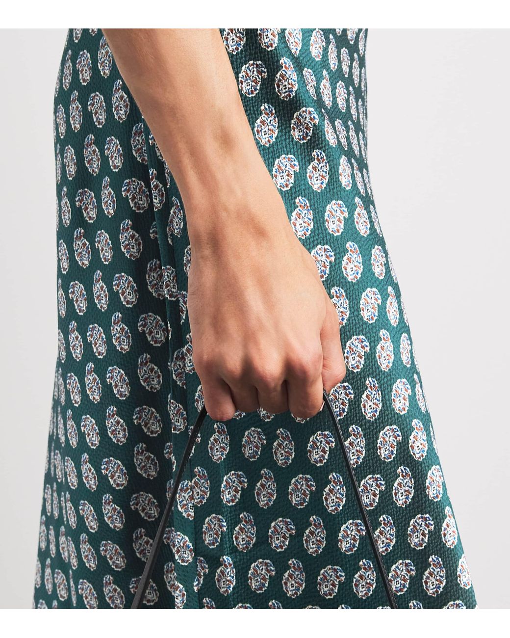 Doen Blue Stretch-Silk Mariselle Maxi Dress