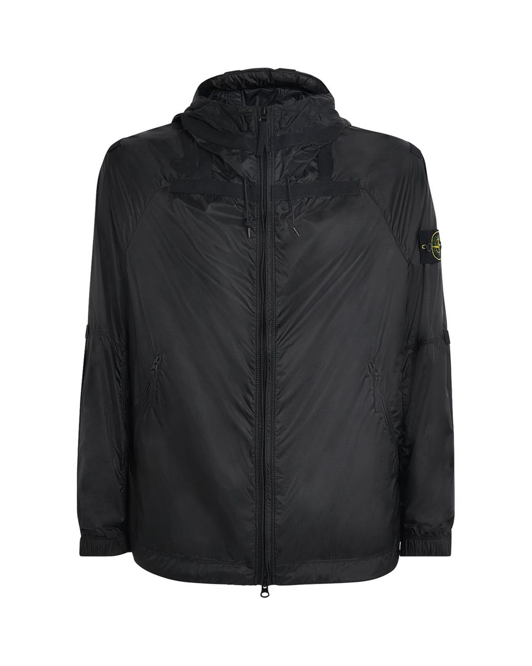 Stone Island Ripstop Reflective-Detail Field Jacket in Black for Men ...