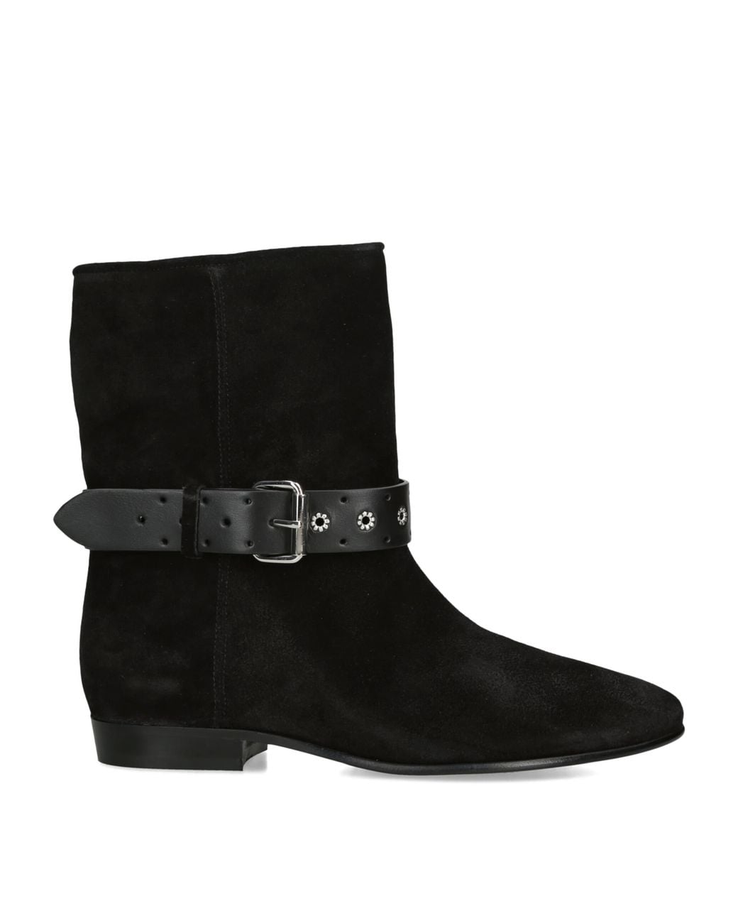 Isabel Marant Black Suede Reena Ankle Boots