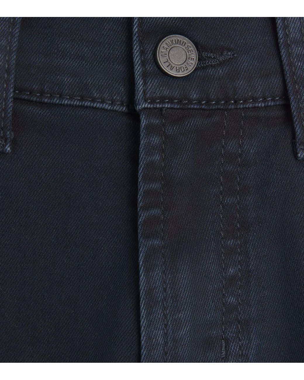 7 For All Mankind Blue Slimmy Tapered Jeans for men